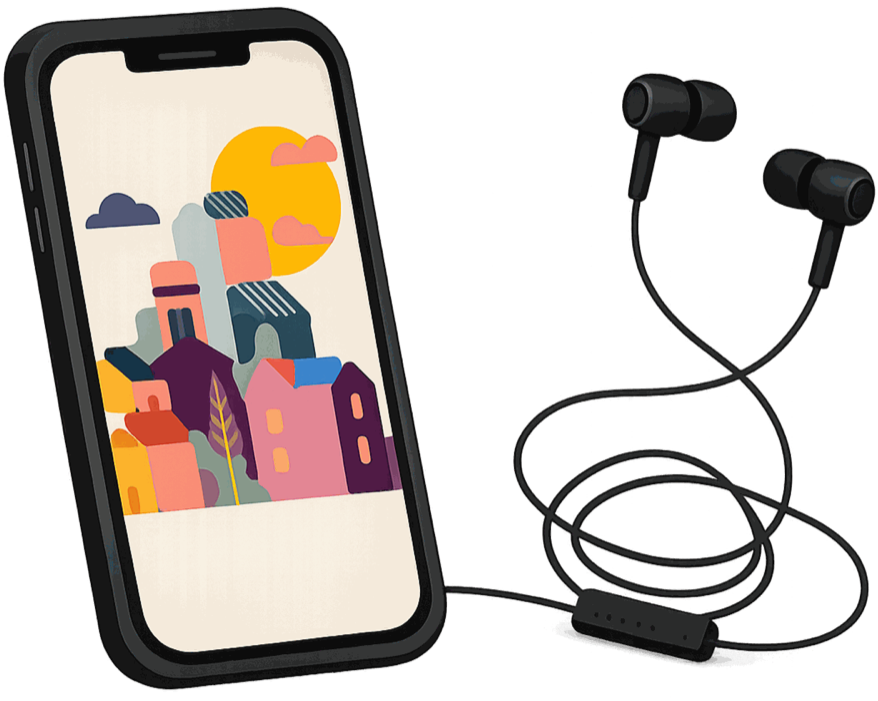 Téléphone mobile avec casque